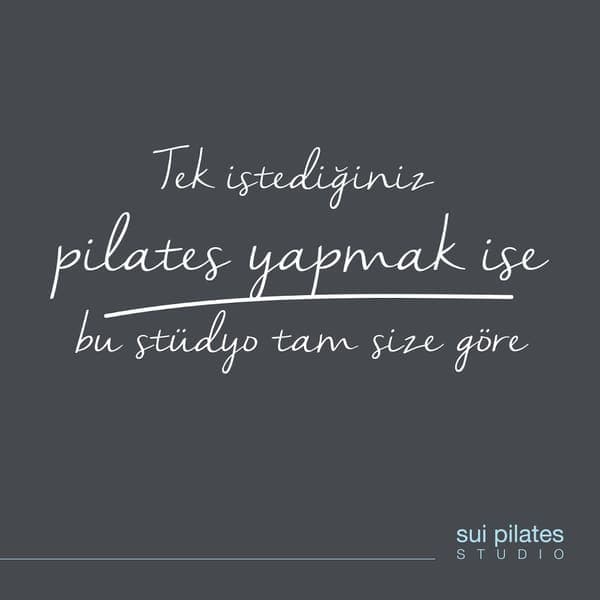 Sui Pilates Studio — Balçova pilates stüdyosu