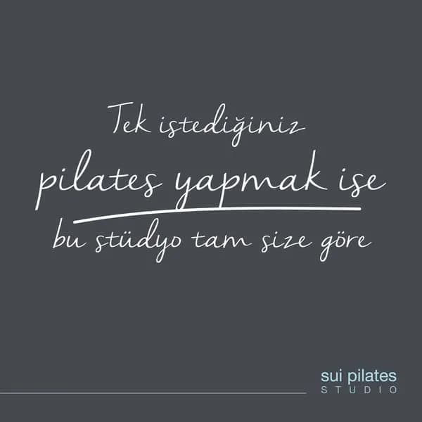 Sui Pilates Studio — Balçova pilates stüdyosu